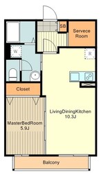 シャーメゾンクララの物件間取画像